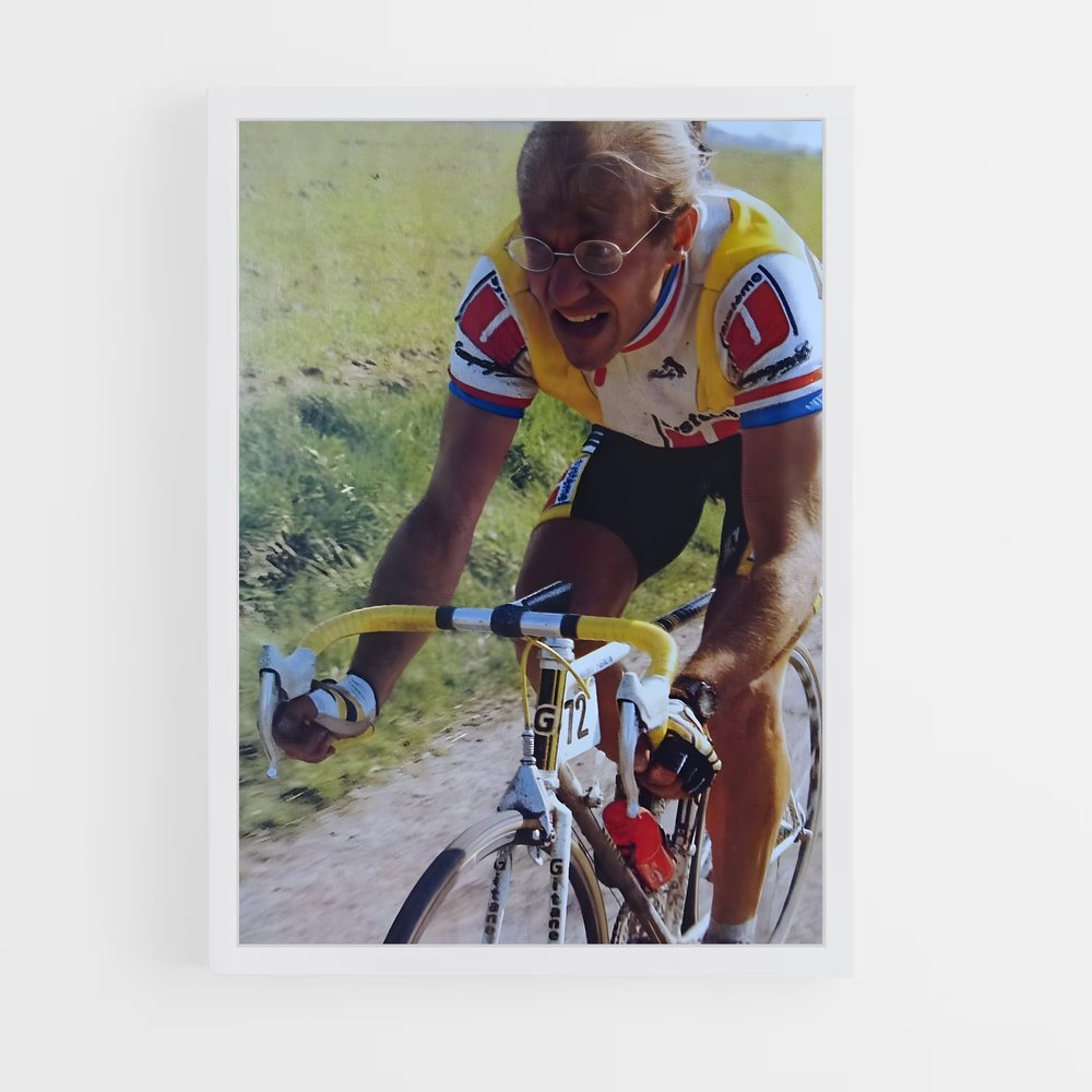 Poster Piste de Gravel – affiche Cyclisme (vue 3)